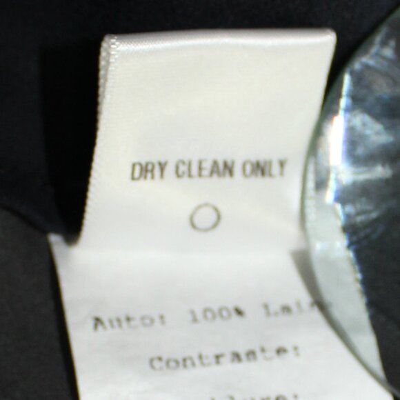 A.L.C. Women Cardigan Ribbed Wool Silk Knit Button Shawl Collar Zip size Small - Picture 9 of 9